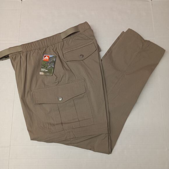 Ozark Trail Zip Off Convert Cargo Pants Men's Sz 34x30 Taupe - Picture 1 of 10